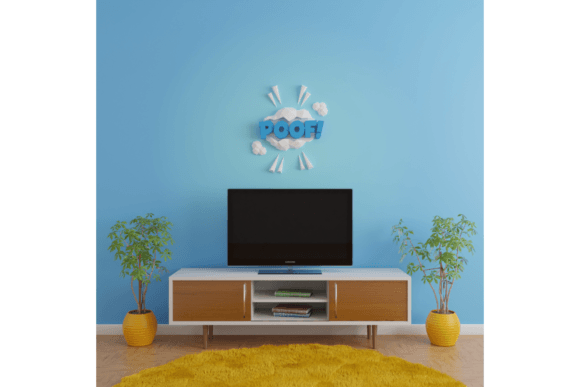 3D SVG Centerpieces: 3D Papercraft Comic POOF Review