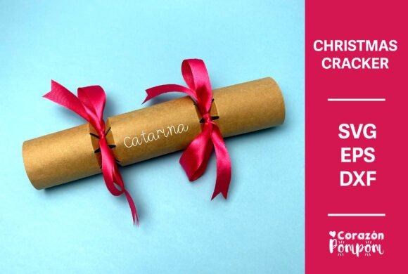 3D SVG Christmas Cracker for Branding