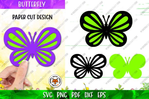 Butterfly SVG & 3D Shapes for Crafting
