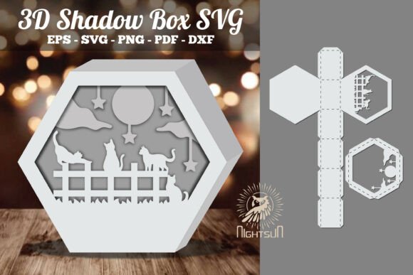 Cats 3D SVG Shadow Box Review