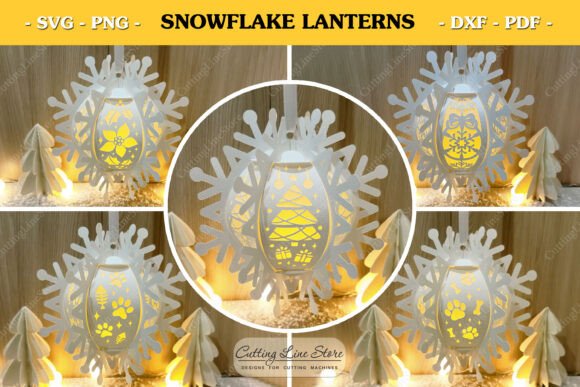 Christmas 3D SVG Snowflake Lanterns Review