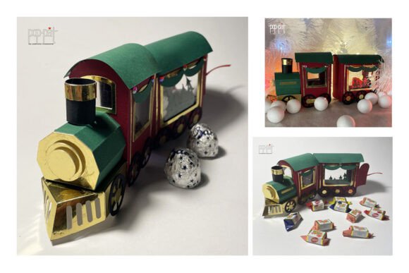 Christmas Train 3D SVG Review for Crafters