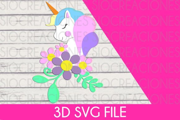 Cute Unicorn 3D SVG Shapes Review