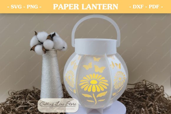 Daisy Flower Paper Lantern 3D SVG Objects Review