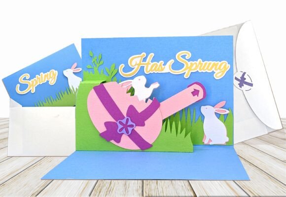 Easter 3D SVG: Pop-Up Bunny Card Review