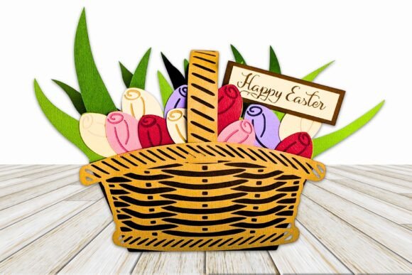 Easter Basket of Tulips: A 3D SVG Review