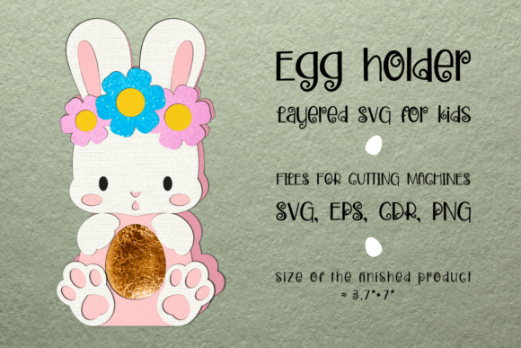 Easter Bunny Egg Holder: 3D SVG Shapes Review