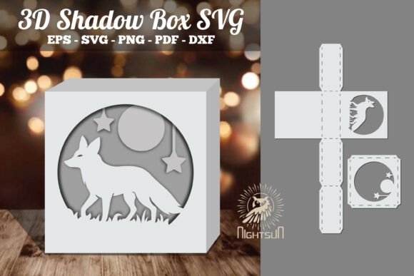 Fox 3D Papercut Shadow Box SVG Review