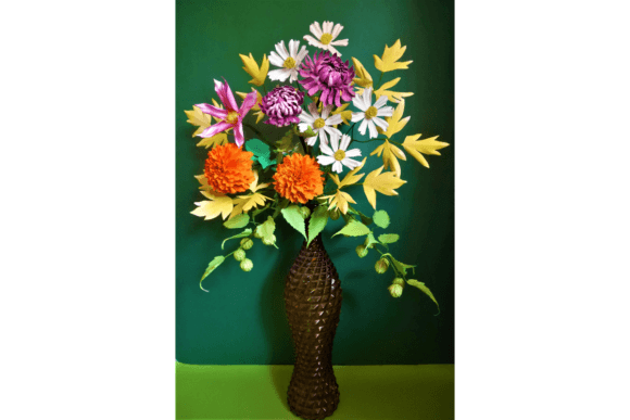 Moneta Flower Bouquet: 3D SVG Floral Compositions