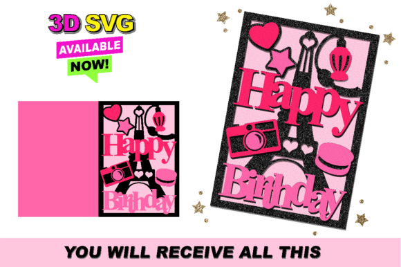 Paris Card 3D SVG: A Designer’s Review