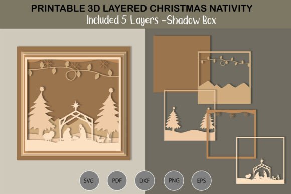 Review: 3D SVG Nativity for Christmas Sales