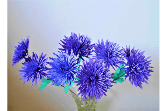 Spider Spray Mum 3D SVG for Paper Flowers