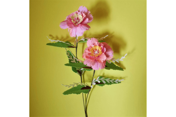 Ukrainian Folk Flower 3D SVG for Paper Flowers