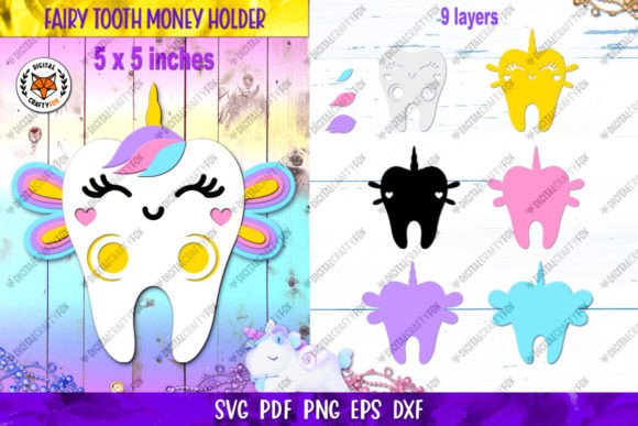 Unicorn Tooth Fairy 3D SVG Shapes Review